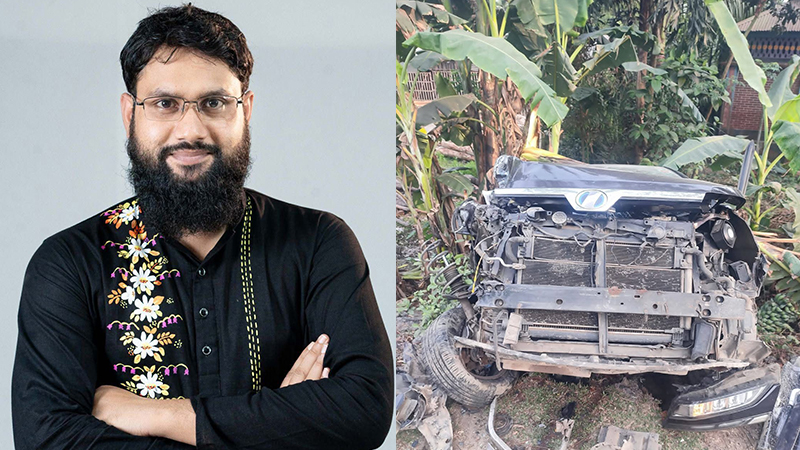 ভয়াবহ সড়ক দুর্ঘটনার কবলে কুড়িগ্রাম-২ আসনের এমপি, আহত ৩