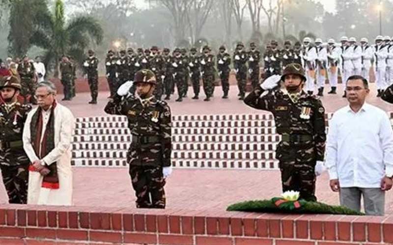স্বাধীনতা দিবসে জাতীয় স্মৃতিসৌধে রাষ্ট্রপতি ও প্রধানমন্ত্রীর শ্রদ্ধা