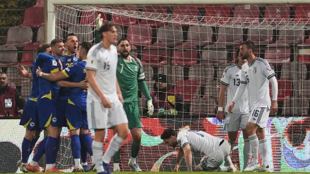 টাইব্রেকারে বসনিয়ার কাছে হেরে বিদায় ইতালি