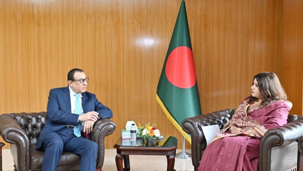 ফিলিস্তিন রাষ্ট্রদূতের সঙ্গে পররাষ্ট্র প্রতিমন্ত্রীর বৈঠক