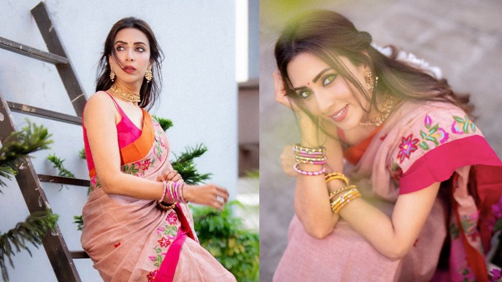 পহেলা বৈশাখে স্নিগ্ধ লুকে মিম, নজর কাড়লেন ভক্তদের