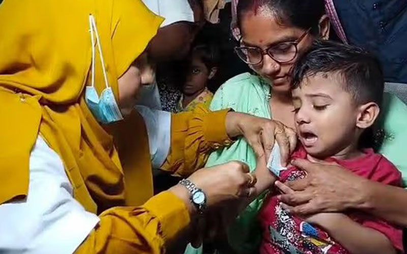 সারাদেশে শিশুদের হামের টিকাদান কর্মসূচি শুরু