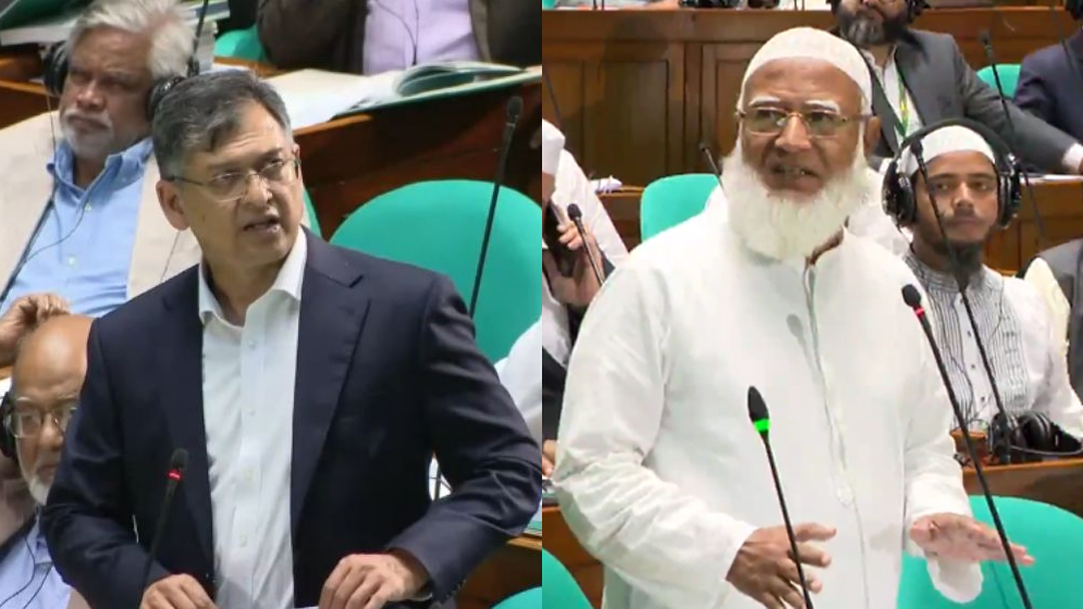 জ্বালানি সংকট নিয়ে সংসদে বিরোধীদলীয় নেতা ও স্বরাষ্ট্রমন্ত্রীর তর্ক-বিতর্ক