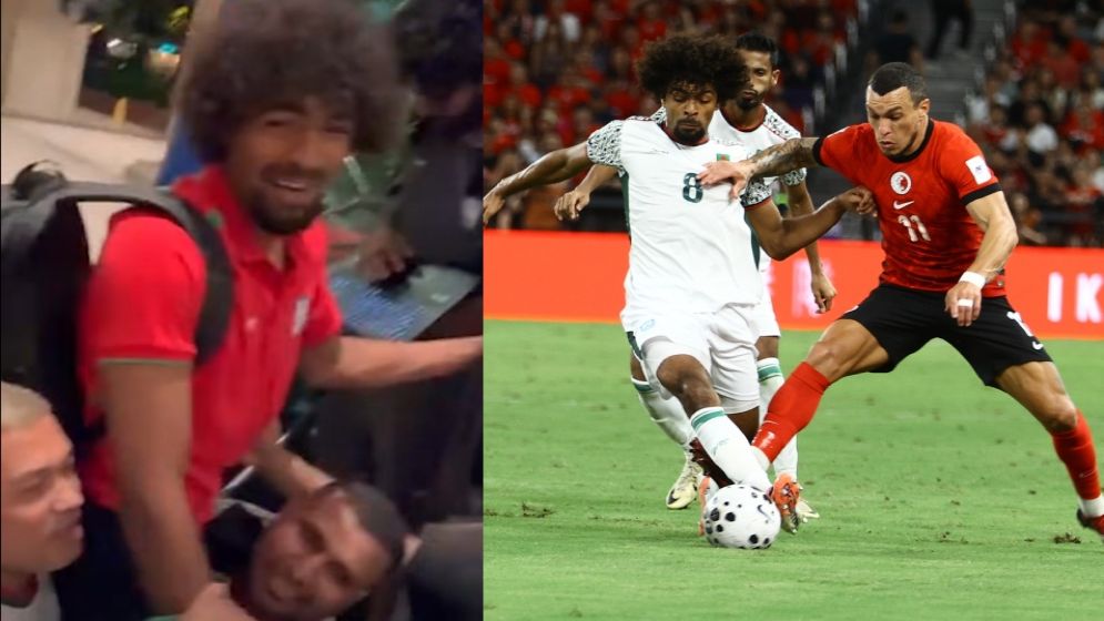 হামজাকে কাঁধে তুলে নাচলেন প্রবাসী বাংলাদেশিরা