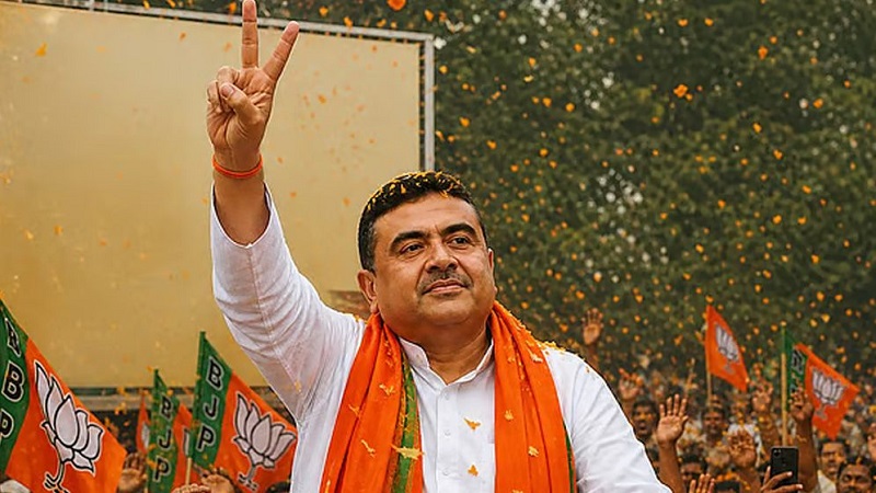 পশ্চিমবঙ্গের মুখ্যমন্ত্রী হলেন শুভেন্দু অধিকারী