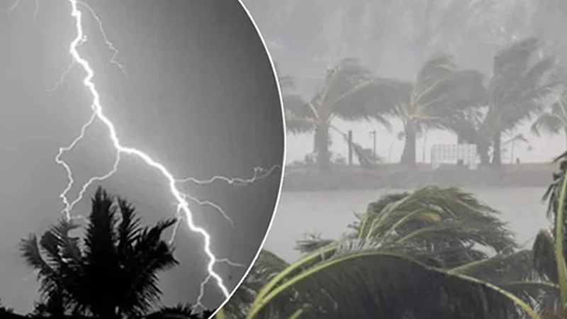 রাতের মধ্যে ঢাকাসহ ৯ অঞ্চলে ঝড়ের আভাস, সতর্কসংকেত জারি