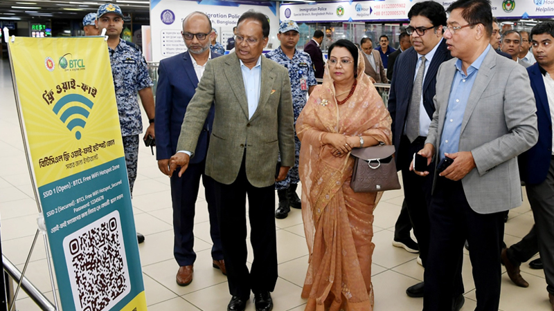 ৮ বিমানবন্দর ও ৬ রেলওয়ে স্টেশনে ফ্রি ওয়াইফাই সেবা চালু