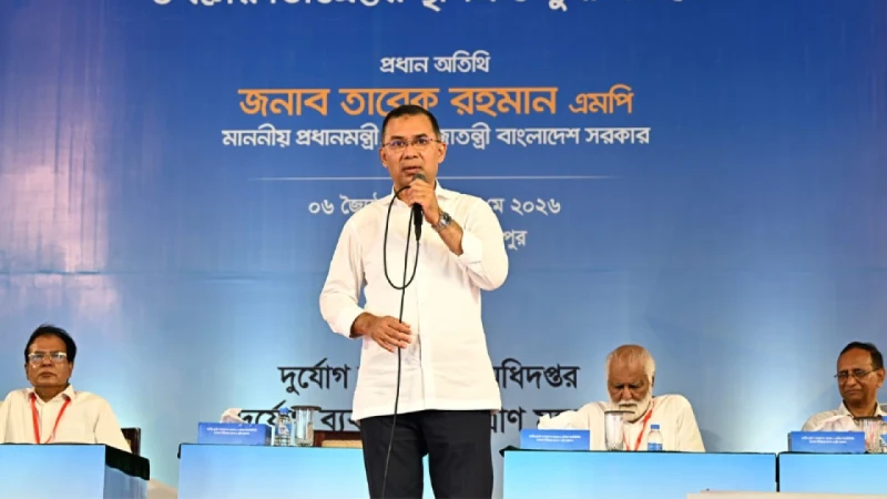 শুধু পদ্মা নয়, তিস্তা ব্যারেজও করবে বিএনপি সরকার: প্রধানমন্ত্রী