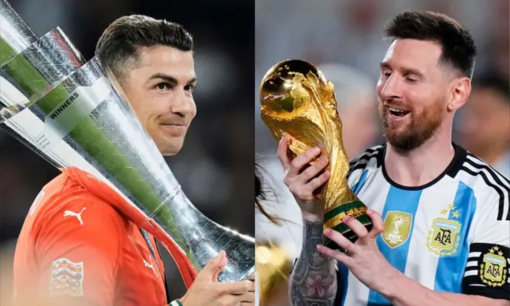 ট্রফি তালিকায় মেসি সবার ওপরে, রোনালদোর অবস্থান কত?