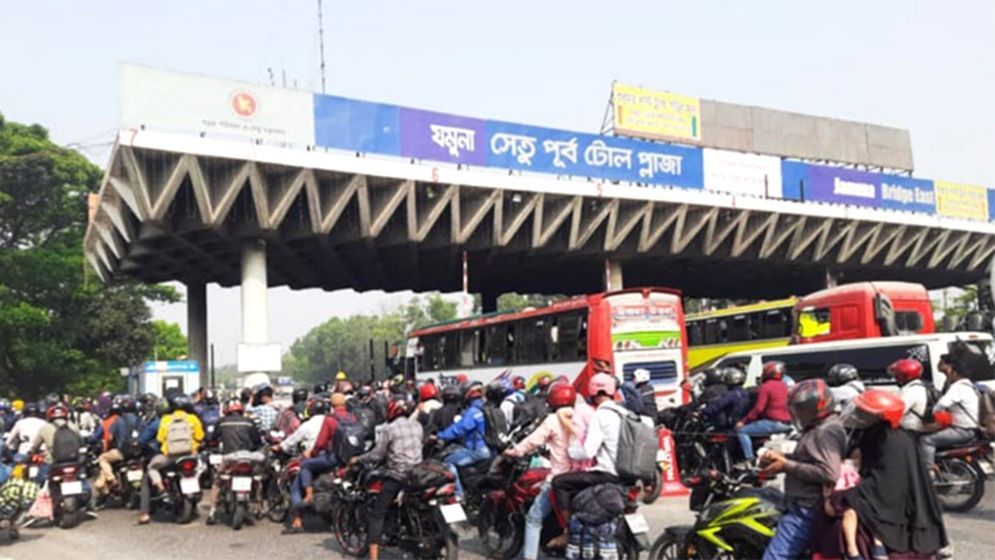 ২৪ ঘণ্টায় যমুনা সেতুর টোল আয়ে রেকর্ড ৩ কোটি ৬৮ লাখ