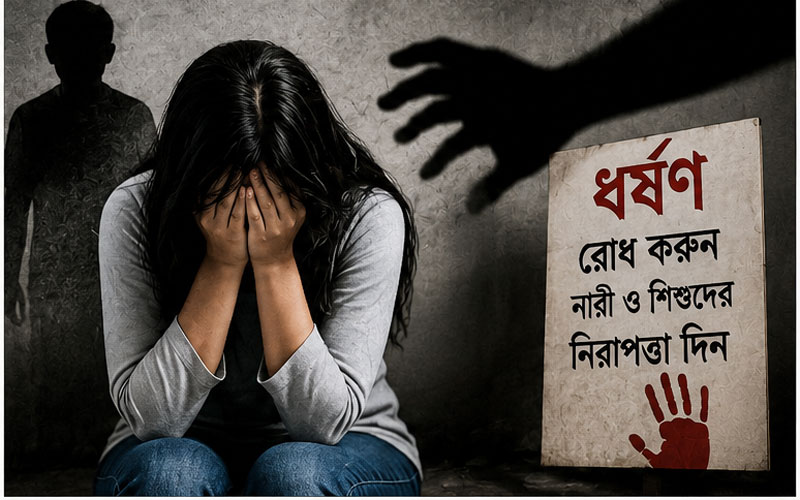 ধর্ষণ বৃদ্ধি: কারণ, প্রভাব ও প্রতিরোধের উপায়