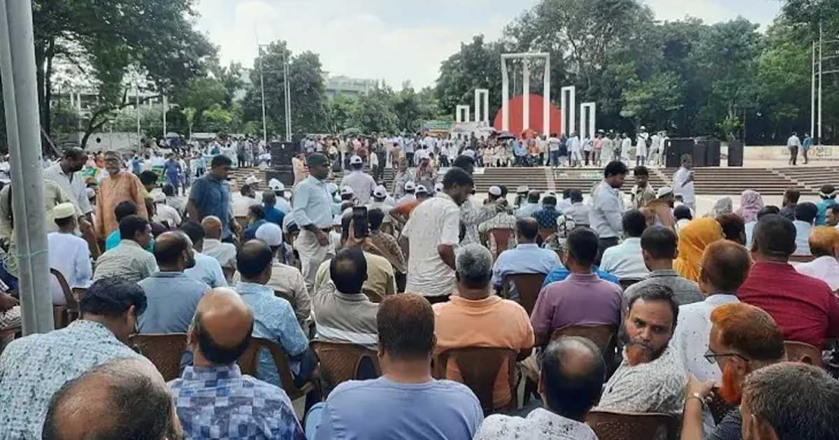 শিক্ষকদের আমরণ কর্মসূচি স্থগিত