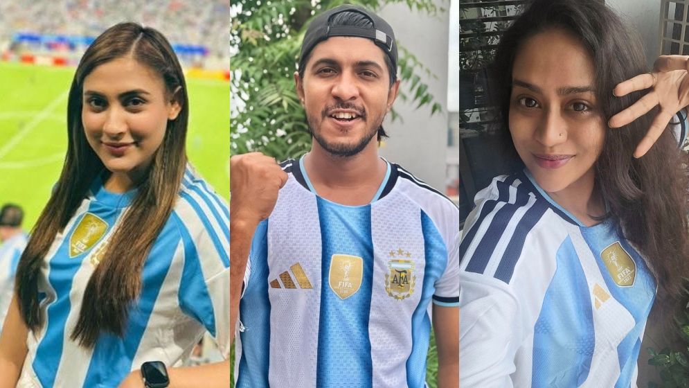 আর্জেন্টিনার জয় নিয়ে মুখ খুললেন শোবিজ তারকারা