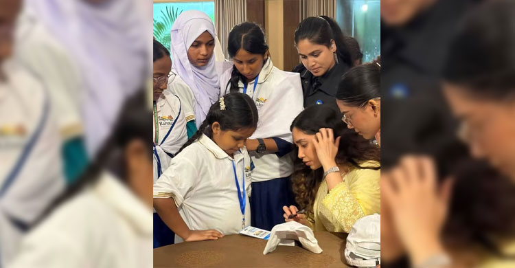 ব্রাহ্মণবাড়িয়ার কৃতি শিক্ষার্থীদের সাথে আড্ডায় মাতলেন ব্যারিস্টার জাইমা রহমান