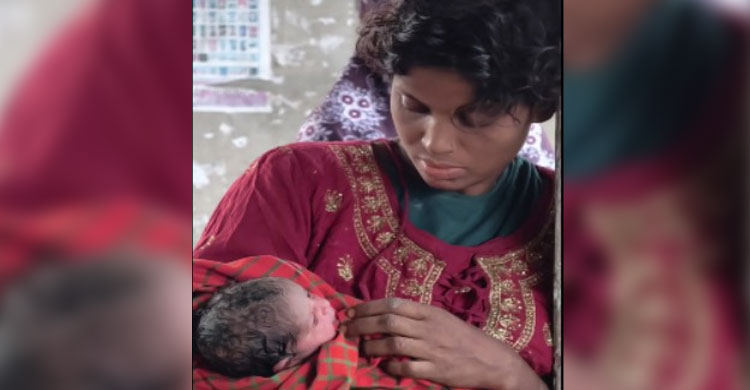 যাত্রী ছাউনিতে মানসিক প্রতিবন্ধী নারীর সন্তান প্রসব