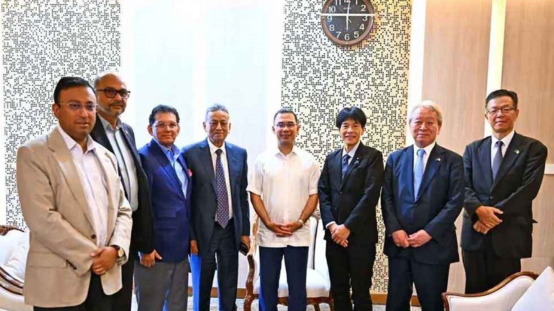 প্রধানমন্ত্রীর সঙ্গে জাপানি প্রতিনিধি দলের সাক্ষাৎ