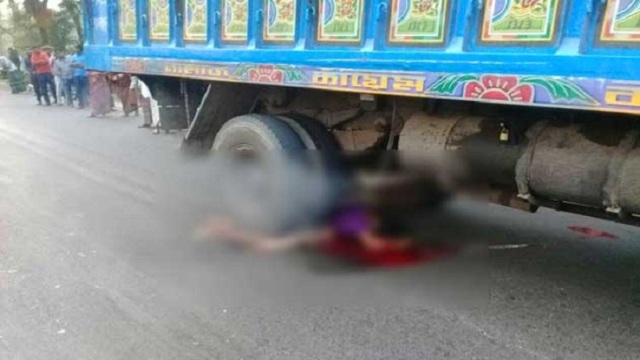 সৈয়দপুরে ট্রাকের চাকায় পিষ্ট হয়ে শ্রমিকের মৃত্যু