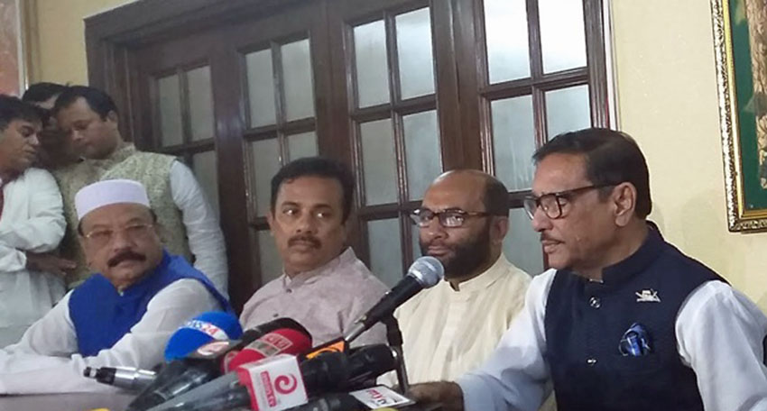 দলীয় কোন্দলই বিএনপির মনোনয়নপ্রত্যাশী আবু হত্যা: কাদের