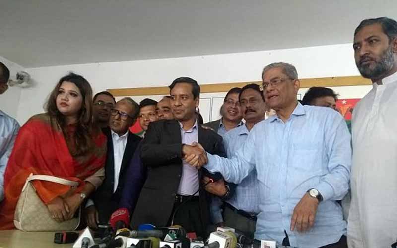 আ' লীগের মনোনয়ন বঞ্চিত রনি বিএনপিতে যোগদান