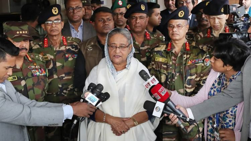 নির্বাচন থেকে সরে দাঁড়াতে পারে ঐক্যফ্রন্ট : প্রধানমন্ত্রী