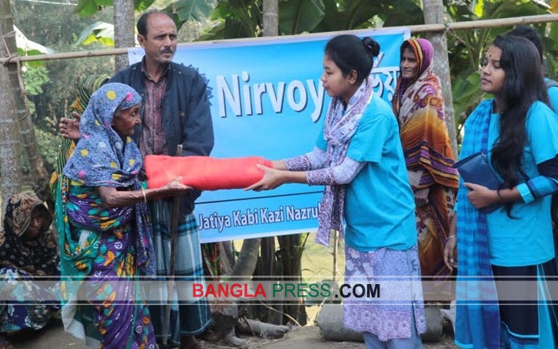 শীতার্তদের মাঝে ‘নির্ভয়’