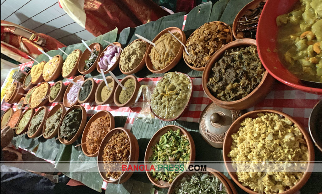 কানেকটিকাটে ২৬ পদের ভর্তা-ভাত খেয়ে ১৪২৬ বরণ