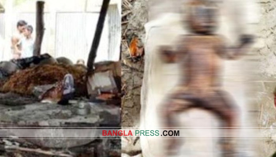 চিলমারীতে গ্যাস লাইটের আগু‌নে শিশুসহ সব পু‌ড়ে ছাই