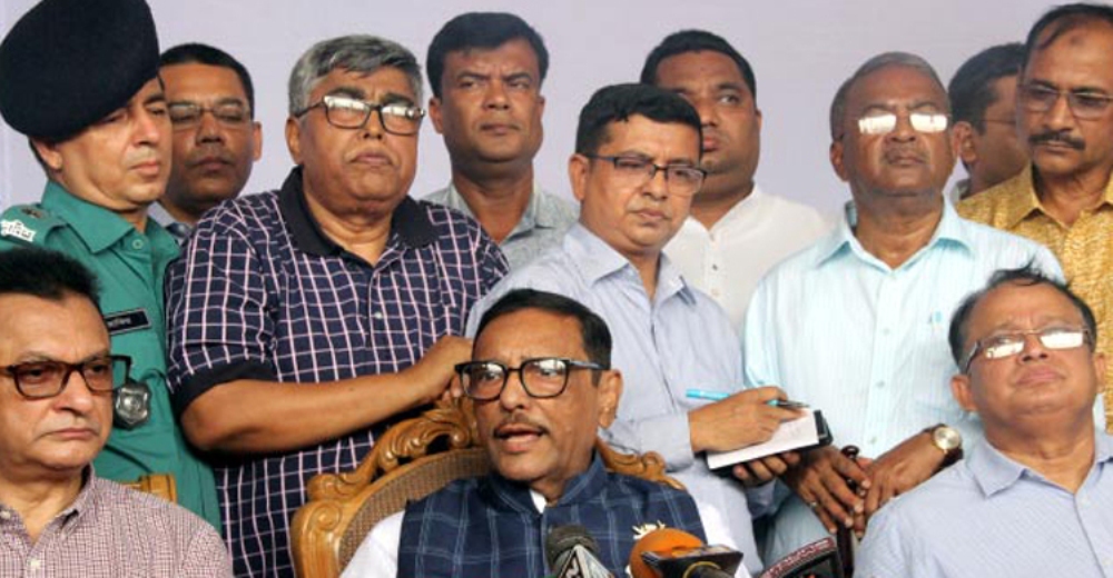 মহাসড়কে ধীরগতি আছে, তবে তীব্র যানজট নেই: ওবায়দুল কাদের