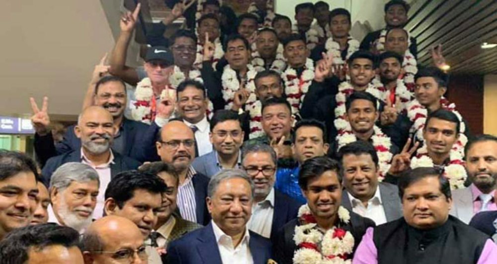 বিসিবিতে বিশ্বকাপজয়ীদের বরণ