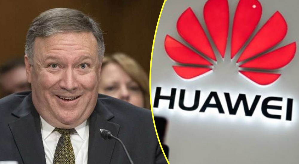 করোনাভাইরাস প্রমাণ করেছে হুয়াওয়ে ব্যবহার করা যাবে না : পম্পেও