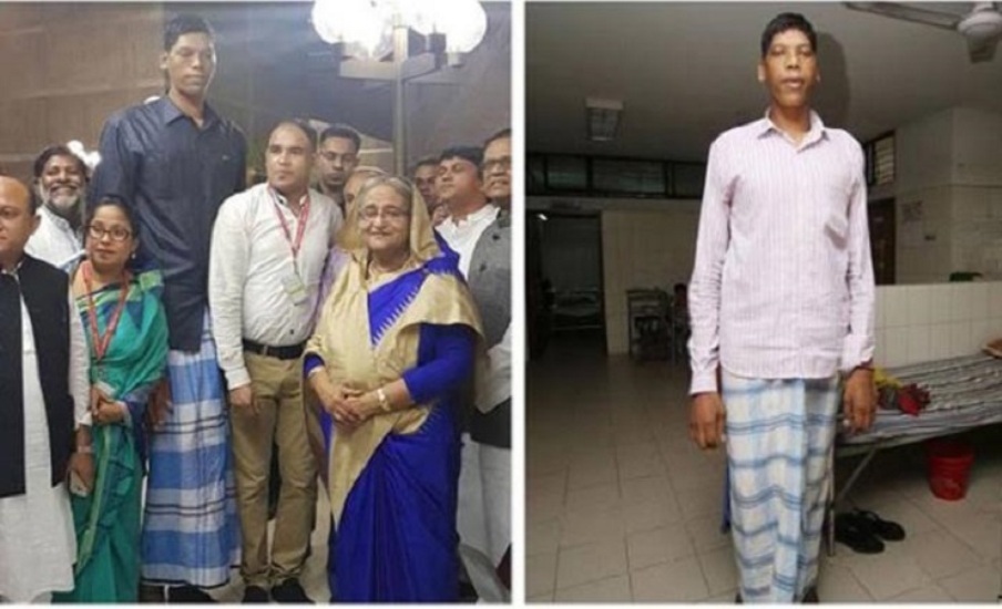 দেশের সবচেয়ে লম্বা মানুষ জিন্নাত আলী মারা গেছেন