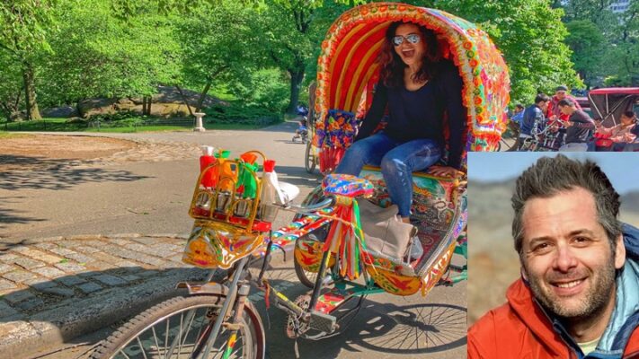 নিউ ইয়র্কে মার্কিন সাংবাদিকের অনন্য রিকশা প্রদর্শনী