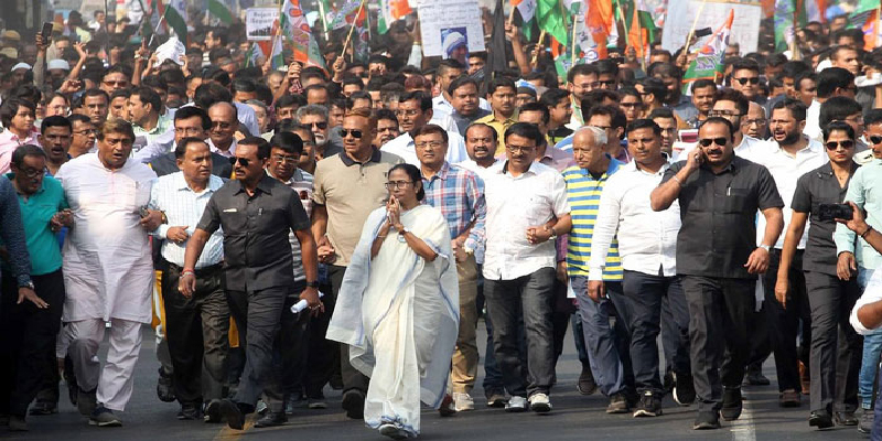 যে কারনে পশ্চিমবঙ্গে রোড শো এবং মিছিল বন্ধ !