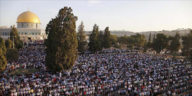 আল আকসায় ঈদ-উল-ফিতরের জামাত অনুষ্ঠিত