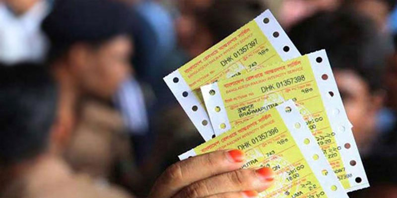 আজ থেকে কাউন্টারে ট্রেনের টিকিট বিক্রি শুরু