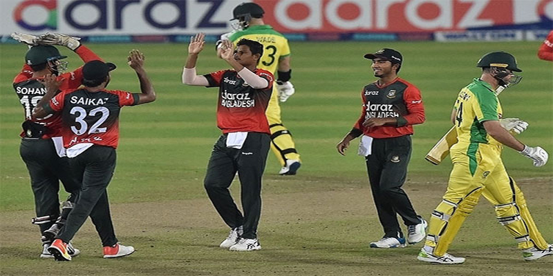 অস্ট্রেলিয়াকে টি-টোয়েন্টিতে সর্বনিম্ন রানের  লজ্জায় ডুবালো বাংলাদেশ