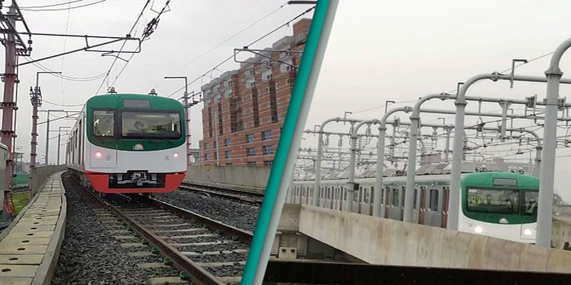 নগরীতে চললো স্বপ্নের মেট্রোরেল