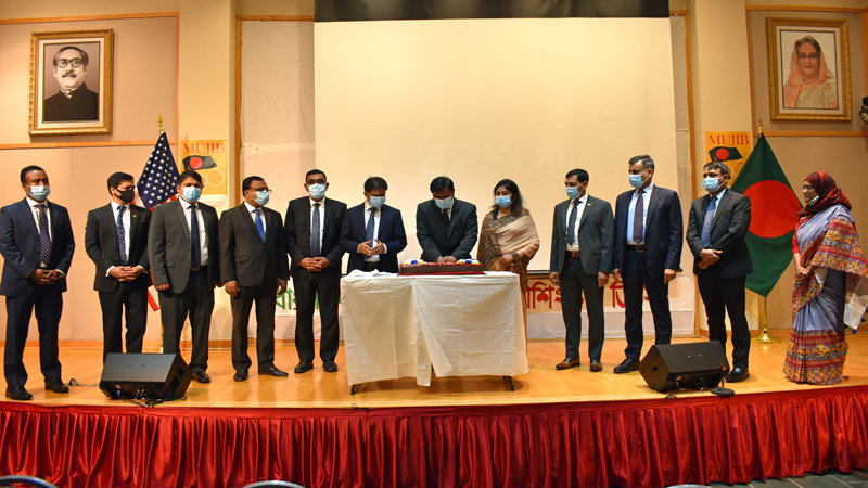 ওয়াশিংটন ডিসি'র বাংলাদেশ দূতাবাসে শেখ কামালের জন্মবার্ষিকী পালন
