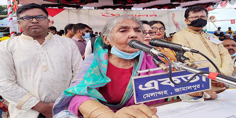 মানুষ এখন আর ভিক্ষা নিতে চায় না: মতিয়া চৌধুরী