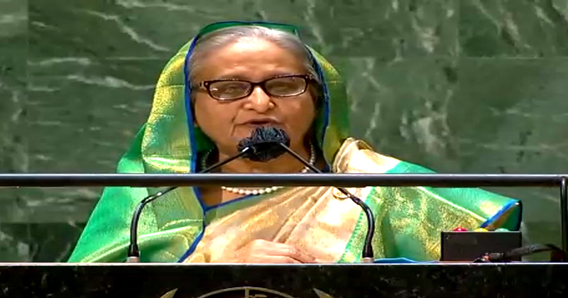 জাতিসঙ্ঘের ভাষণে প্রধানমন্ত্রীর ৬ দফা প্রস্তাব