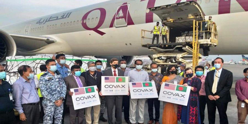 দেশে এলো ফাইজারের ১০ লাখ ডোজ টিকা