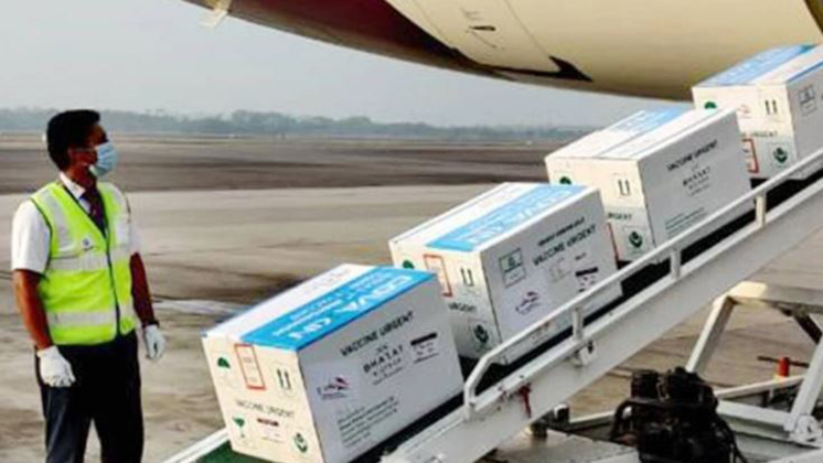 ভারত থেকে এলো আরও ১০ লাখ টিকা