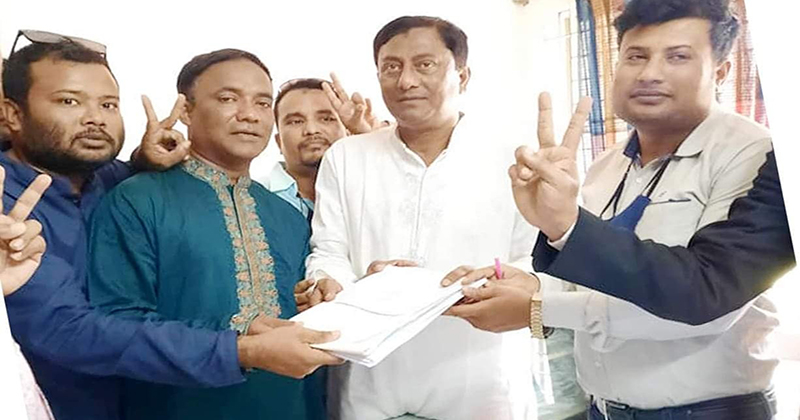 নীলফামারী পৌরসভা নির্বাচনে মেয়র পদে মনোনয়ন জমা দিলেন জহুরুল ইসলাম