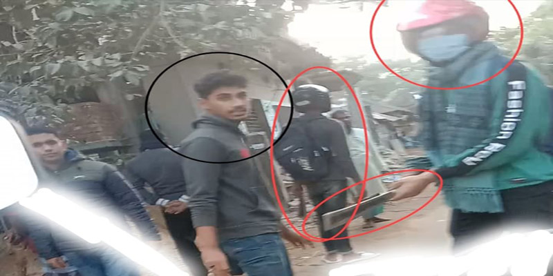 নোয়াখালীতে নৌকার প্রার্থীর সমর্থকদের অস্ত্রের মহড়া