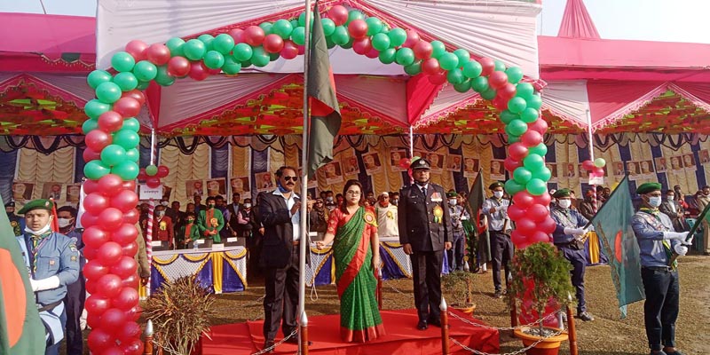 ডোমারে মহান বিজয় দিবস উদযাপন