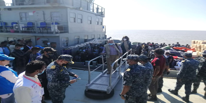 ভাসানচরে রোহিঙ্গাদের খোঁজখবর নিল জাতিসংঘের স্পেশাল টিম