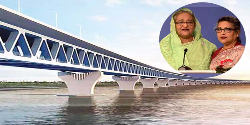 বোনকে নিয়ে স্বপ্নের পদ্মাসেতুতে হাঁটলেন প্রধানমন্ত্রী