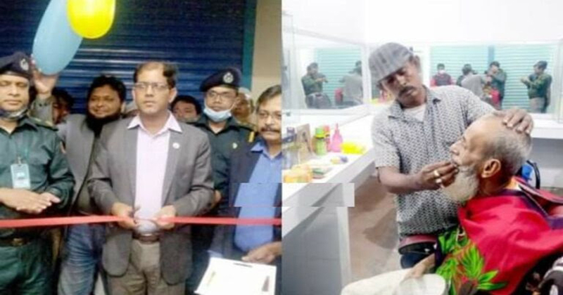 লক্ষ্মীপুরে কারাগার থেকে মুক্ত হয়ে মিলন উপহার পেলেন সেলুন