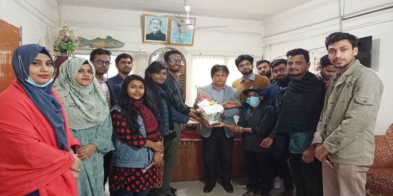 বাংলাদেশ অর্থনীতি সমিতির সা. সম্পাদক আইনুল ইসলামকে সংবর্ধনা