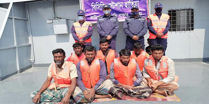 হাতিয়াতে অপহৃত ৭ জেলে উদ্ধার